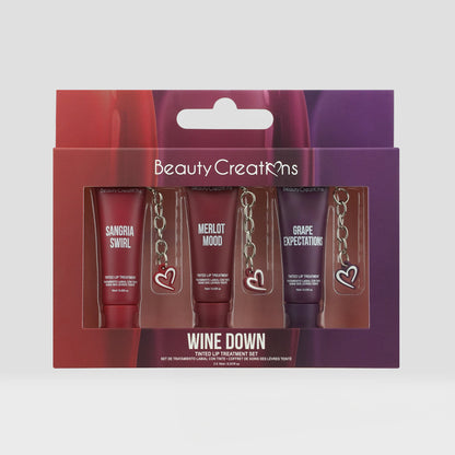 BEAUTY CREATIONS Tinted Lip Treatment Set-Wine Down