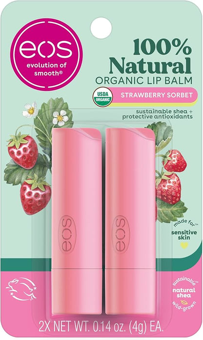 EOS Strawberry Sorbet Lip Balm 2-Pack