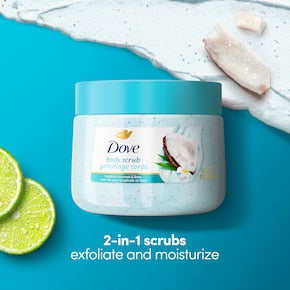DOVE Tropical Coconut & Lime Body Scrub