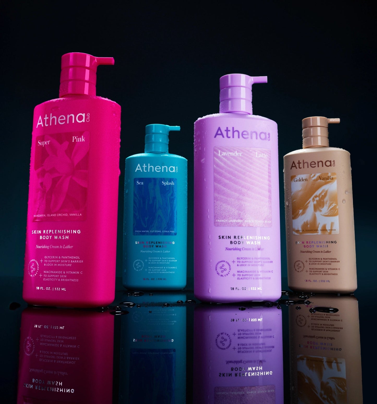 ATHENA CLUB Golden Vanilla Skin Replenishing Body Wash