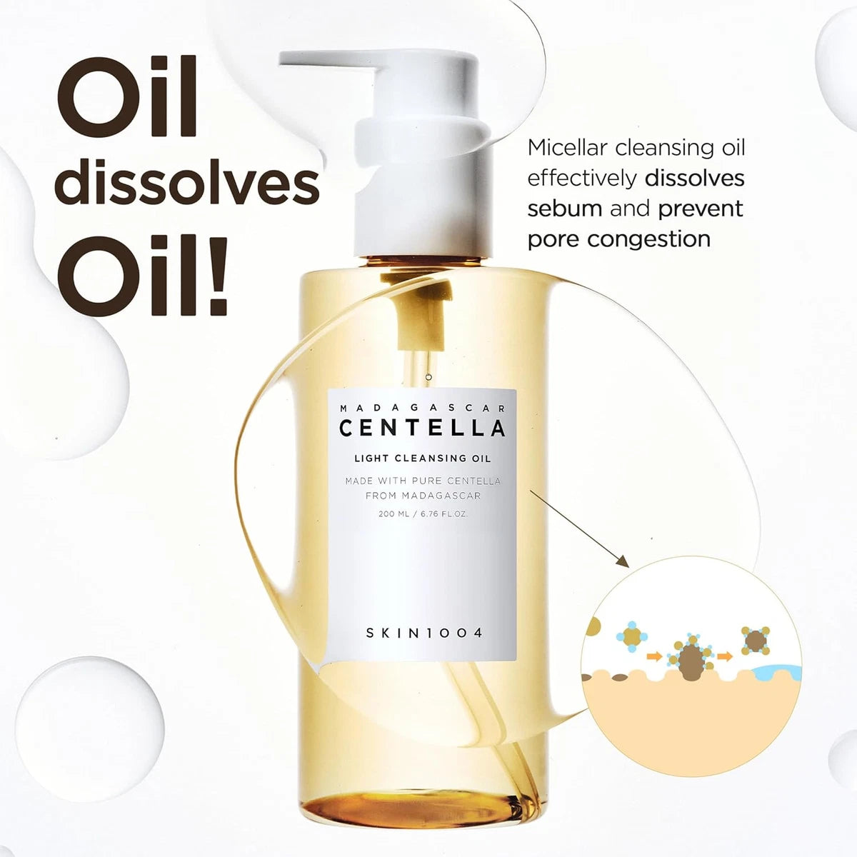 SKIN1004 Centella Light Cleansing Oil