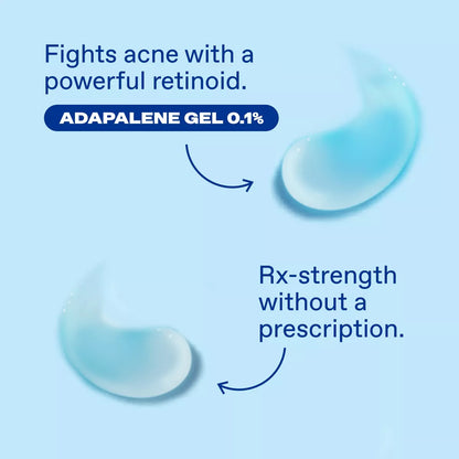 DIFFERIN Retinoid Adapalene Gel 0.1% Acne Treatment for Face and Body - 15g