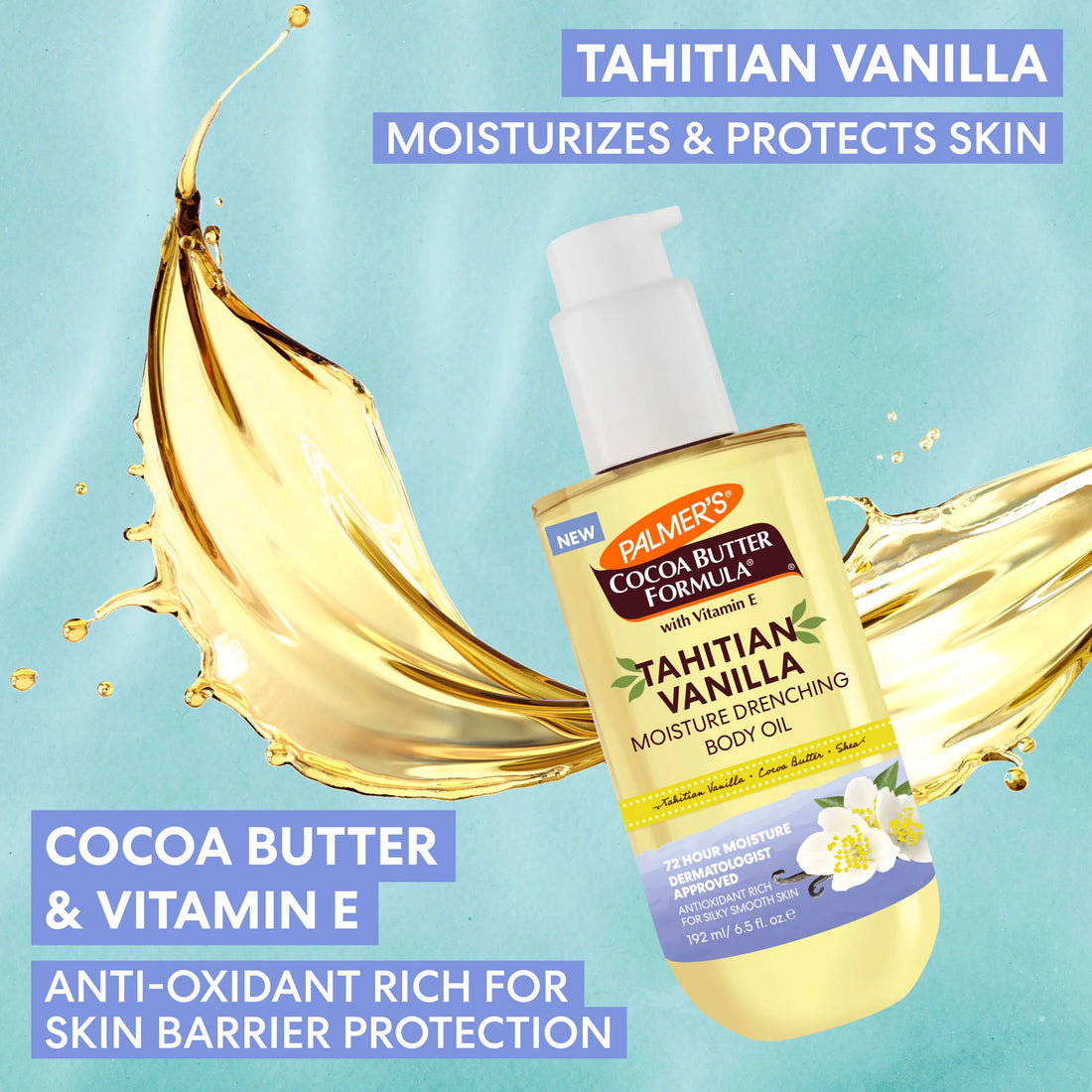 PALMER'S Tahitian Vanilla Body Oil