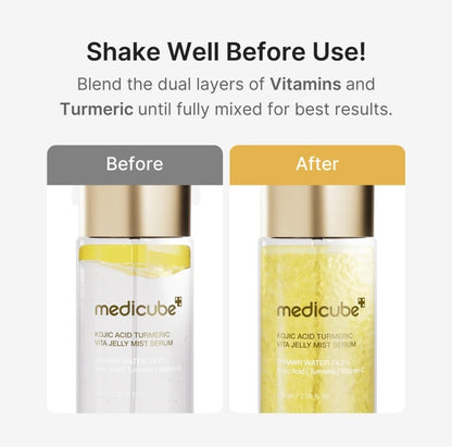 MEDICUBE Kojic Acid Turmeric Jelly Mist Serum