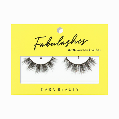 KARA BEAUTY Fabulashes 3D Faux Mink False Eyelashes Style A1