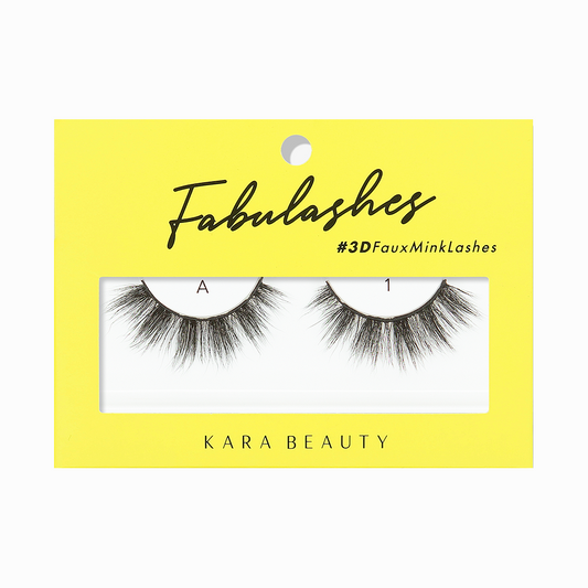 KARA BEAUTY Fabulashes 3D Faux Mink False Eyelashes Style A1