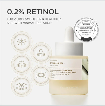 SKIN 1004 Retinol 0.2% Boosting Shot Ampoule