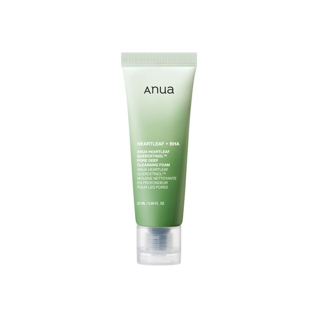 ANUA Heartleaf Quercetinol Pore Deep Cleansing Foam 25ml-Travel Size