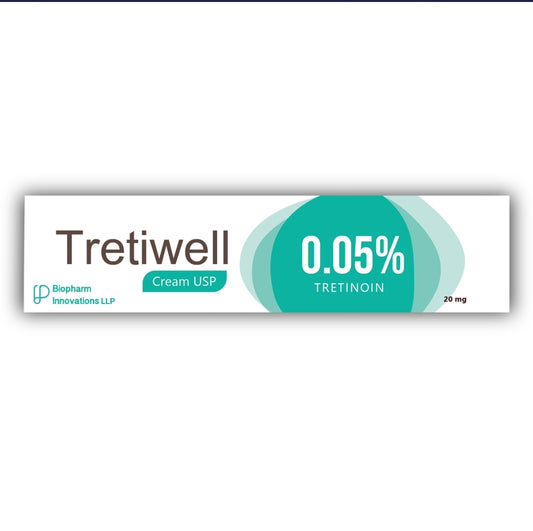 TRETIWELL Tretinoin Cream 0.05%(20gm)