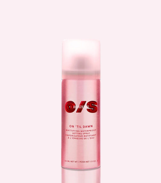 ONE SIZE On 'Til Dawn
Mattifying Waterproof Setting Spray Travel-Sized