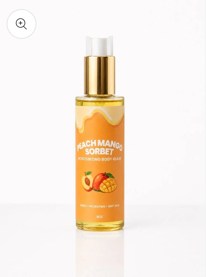 SKINTIMACY Peach Mango Sorbet Body Glaze