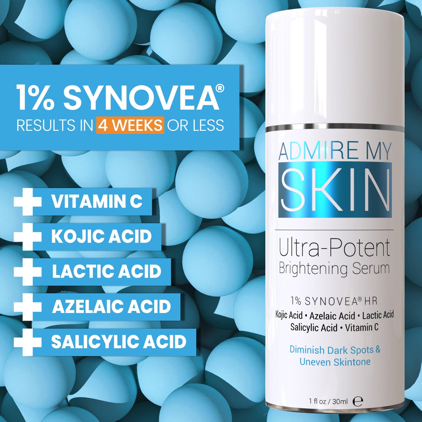 ADMIRE MY SKIN Ultra Potent Brightening Serum For Dark Spots & Uneven Skin Tone